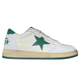 Golden Goose Ball Star Sneakers / Trainers White / Green / Beige / Cream